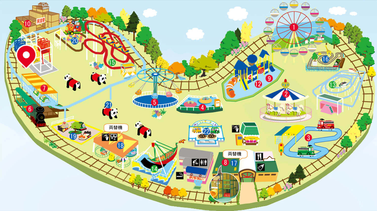 トップスインガーの場所